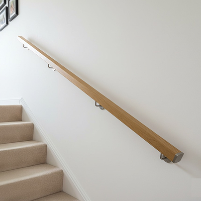 Oak Wall Mounted Handrail