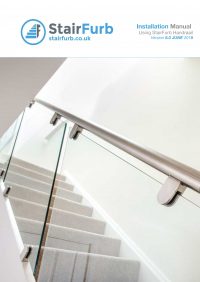 stairfurb fitting guide with handrail